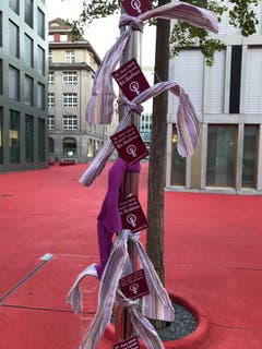 Erinnerung an den Frauenstreik im roten Bleicheli. (Bilder: PD - 14. Mai 2019)