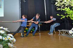 Seilziehen gehört bei der Landjugend Alttoggenburg zum sportlichen Teil des Jahresprogramms. (Bild: Peter Jenni)