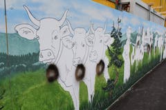 Der Fantasie der Künstler sind praktisch keine Grenzen gesetzt. Eine Bedingung gibt es jedoch: Die Werke sollten einen Bezug zur Gemeinde, zur Natur oder zum Seniorenzentrum haben. Anzügliches, Politisches oder gar Rassistisches findet auf der Wand keinen Platz.