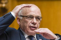 Bundespräsident Ueli Maurer trifft Donald Trump in Washington. Es ist ein historisches Treffen: Noch nie hat ein US-Präsident einen Bundespräsidenten empfangen. (Bild: KEY)