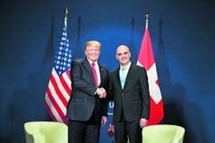 Von einem Gespräch «zwischen zwei Männern auf Augenhöhe» sprach dafür Alain Berset nach dem Treffen mit Donald Trump am letztjährigen Weltwirtschaftsforum in Davos. Der US-Präsident sei «sehr direkt, sehr konkret, sehr respektvoll», konstatierte der SP-Bundesrat im Anschluss.