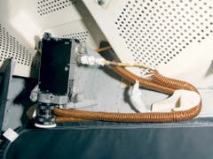 Die Datenerfassungskamera in der Apollo-10-Landefähre war mit Objektiven der Aarauer Firma Kern ausgerüstet. Eine weitere, ebenso bestückte Kamera befand sich im Command Service Module. (Bild: Nasa)