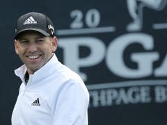 Vom Spanier Sergio Garcia erwarten in dieser Woche den zweiten Majorturnier-Sieg der Karriere (Bild: KEYSTONE/EPA/PETER FOLEY)