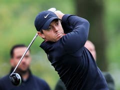 Diese Woche spielt er am Majorturnier, Ende August wird er in Crans-Montana zu sehen sein: Nordirlands Superstar Rory McIlroy (Bild: KEYSTONE/EPA/TANNEN MAURY)