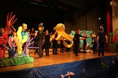 Impressionen von der Hauptprobe des Schul-Musicals "Das Geheimnis der sieben Perlen". (Bild: Marion Wannemacher (Kerns, 17. Mai 2019))