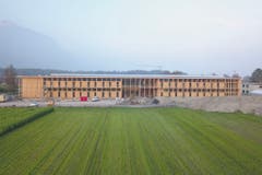 Gesamtansicht des Neubaus.