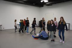 Kinder proben für das Musiktheater. (Bild: PD)