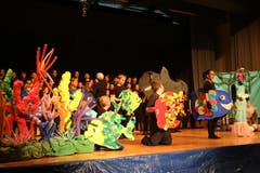 Impressionen von der Hauptprobe des Schul-Musicals "Das Geheimnis der sieben Perlen". (Bild: Marion Wannemacher (Kerns, 17. Mai 2019))
