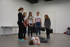 Kinder proben für das Musiktheater. (Bild: PD)