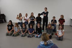 Kinder proben für das Musiktheater. (Bild: PD)