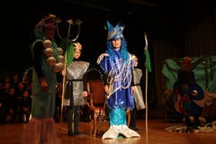 Impressionen von der Hauptprobe des Schul-Musicals "Das Geheimnis der sieben Perlen". (Bild: Marion Wannemacher (Kerns, 17. Mai 2019))