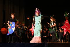 Impressionen von der Hauptprobe des Schul-Musicals "Das Geheimnis der sieben Perlen". (Bild: Marion Wannemacher (Kerns, 17. Mai 2019))