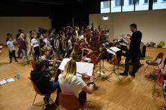 Kinder proben für das Musical. (Bild: PD)