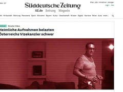 Deutsche Medien haben am Freitag ein Video veröffentlicht, das den österreichischen Vizekanzler Heinz-Christian Strache (FPÖ) in Korruptionsvorwürfen schwer belasten soll. Seine Partei wies die Anschuldigungen zurück. (Screenshot) (Bild: KEYSTONE/APA/SÜDDEUTSCHE ZEITUNG/SCREENSHOT)