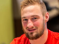 Tristan Scherwey: «Saison dauert noch maximal 10 Tage. Das ist die schönste Zeit des Jahres.» (Bild: KEYSTONE/MELANIE DUCHENE)