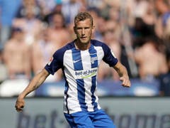 Fabian Lustenberger bestreitet heute Samstag seine letzte Partie für Hertha Berlin (Bild: KEYSTONE/AP/MICHAEL SOHN)