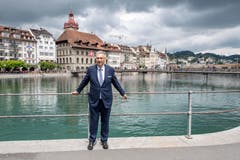 Der gewählte Luzerner Regierungsrat Guido Graf. (Bild: Urs Flüeler / Keystone)