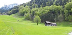 Appenzeller Bergland hinter Brülisau. (Bild: Klaus Businger)