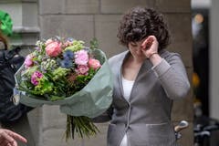 Eine nachdenkliche Korintha Bärtsch. (Bild: Urs Flüeler / Keystone)