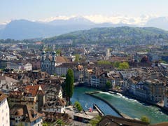 Blick vom Männliturm. (Bild: Walter Buholzer, Luzern, 1. Mai 2019)