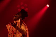 Rokia Kone singt in Stans. (Bild: Urs Flüeler / Keystone, Stans, 1. Mai 2019)