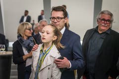Beni Würth mit Tochter Francesca. Bild: Michel Canonica