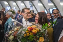 Beni Würth mit seiner Ehefrau Susanne. (Bild: Michel Canonica)
