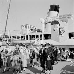 Trachtenfest Luzern 1939. (Bild: Karl Manz/Aura)