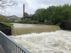 Noch tritt das Wasser in Appenzell nicht über die Ufer. (Bild: FM1Today, Marc Hanimann)