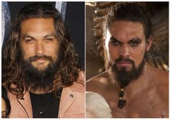 Jason Momoa als Khal Drogo. (Evan Agostini/Invision/AP/HBO)