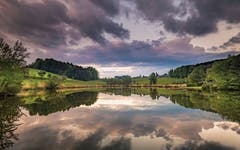 Dramatischer Himmel, fotografiert in Hauptwil. (Bild: Luciano Pau)