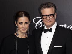 Colin Firth (rechts) und seine Frau Livia Firth. > Trophee Chopard Dinner EPA/JEROME ROUX