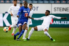 Tsiy Ndenge, defensives Mittelfeld, Note 5,5Stark! Gibt zu den ersten beiden Toren jeweils den Assist. Auch sonst gut: Ist ungemein ballsicher und erobert viele Bälle.(Bild: Marc Schumacher / Freshfocus, Luzern, 22. Mai 2019)