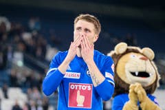 Küsschen für die Fans. (Bild: Martin Meienberger / Freshfocus, Luzern, 22. Mai 2019)
