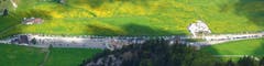 Es hat noch Platz in Wasserauen. Blick vom Bogartenfirst. (Bild: Franz Häusler)