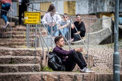 Energie tanken zwischen den Vorlesungen. (Bild: Reto Martin)