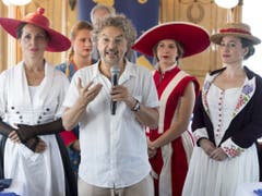 Daniele Finzi Pasca ist der künstlerische Direktor und Regisseur des Freilicht-Schauspiels 2019. Der Tessiner inszenierte unter anderem Shows für den Cirque de Soleil. (Bild: Keystone/LAURENT GILLIERON)