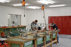 Das Werkzimmer.