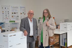 Bei der Eröffnung mit dabei waren auch Peter Baumann und Ilona Cortese-Keiser.