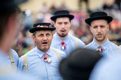 Das Jodlercheerli Brisäblick. (Bild: Philipp Schmidli, Oberdorf, 26. Mai 2019)