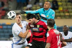 Sebastian Osigwe, Torhüter, Note 5Er hielt gut, bis sich der Trainer entschloss, seinem Konkurrenten eine Chance zu geben. Kurz sogar als Nr. 3 von Nigeria im Gespräch, sitzt er seitdem auf der Ersatzbank. Beruhigend, diesen Luxus-Goalie in der Reserve zu wissen.(Bild: Jean-Christophe Bott / Keystone, Lausanne, 20. Juli 2018)