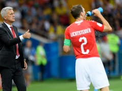 Im Juni erhält Lichtsteiner Zeit, die Batterien aufzuladen: Das Final-Four-Turnier der National League findet ohne ihn statt. «Der Trainer entscheidet, nicht ich.» (Bild: KEYSTONE/LAURENT GILLIERON)