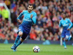 Wegen der politischen Situation nicht nach Baku gereist: Arsenals armenischer Star Henrich Mchitarjan (Bild: KEYSTONE/AP/RUI VIEIRA)