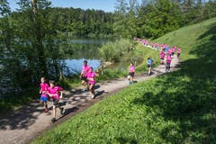 Der 6-Kilometer-Lauf. (Bild: Michel Canonica)