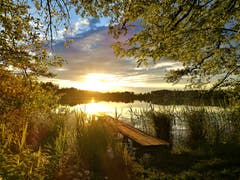 Wunderschöner Sonnenuntergang beim Soppensee. (Bild: Urs Gutfleisch, Buttisholz, 30. Mai 2019)