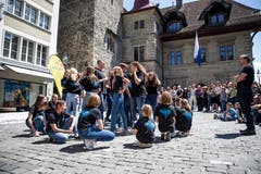 Impressionen vom Schweizer Kinder- und Jugendchor-Festival. (Bild: Manuela Jans-Koch/Luzerner Zeitung, Luzern, 30. Mai 2019)
