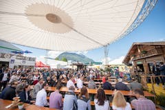 Die Eröffnungszeremonie ist im Gange. (Bild: Urs Flüeler/Keystone, 30. Mai 2019)