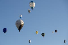 Start an der Heissluftballon Schweizermeisterschaft am Freitag, 31. Mai 2019 in Willisau. (Bild: Philipp Schmidli)