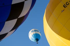 Start an der Heissluftballon Schweizermeisterschaft am Freitag, 31. Mai 2019 in Willisau. (Bild: Philipp Schmidli)