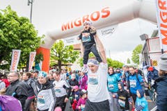 Ist der Startschuss erst einmal ertönt, gibt es kein Halten mehr. (Bild: Roger Grütter, 4. Mai 2019)